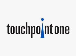 TouchPoint One logo - FLAT black 2024 version